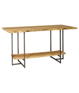 Live Edge Bar Table with T Base