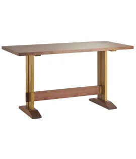 Straight Edge Counter Table with Brooklyn Base
