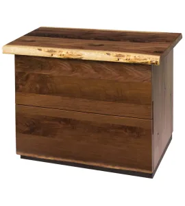 SoHo Live Edge Lateral File Cabinet