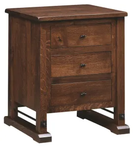 Carla Elizabeth 3 Drawer Night Stand