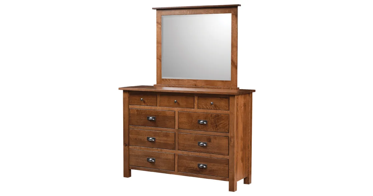 slim fit dress slacks Cedar Creek Six Drawer Dresser – Roughing It In Style main image 0