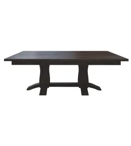 Beveled Shaker Double Pedestal Dining Table