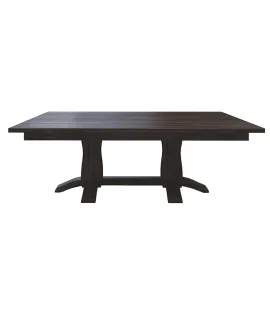Beveled Shaker Double Pedestal Dining Table