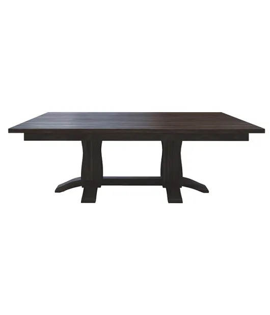 Beveled Shaker Double Pedestal Dining Table