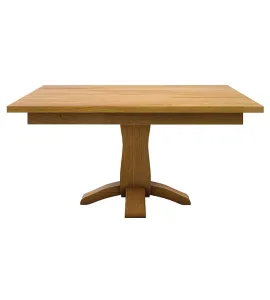 Beveled Shaker Single Pedestal Dining Table