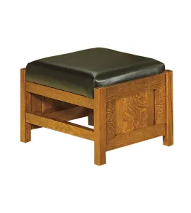 Bow Arm Panel Morris Foot Stool