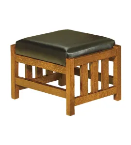 Bow Arm Slat Morris Foot Stool