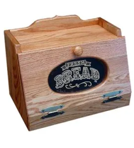 Bread Box with Plexiglass Front