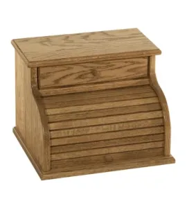 Roll Top Bread Box with Drawer