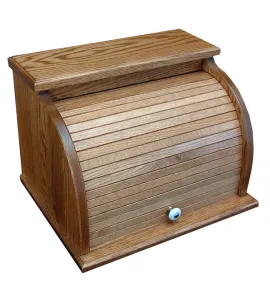 Plain Roll Top Breadbox
