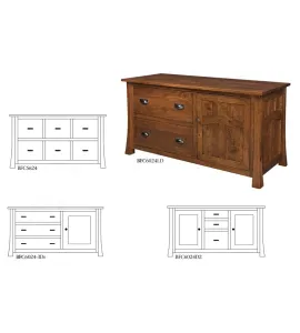 Bridgefort 2 Drawer 1 Door Credenza