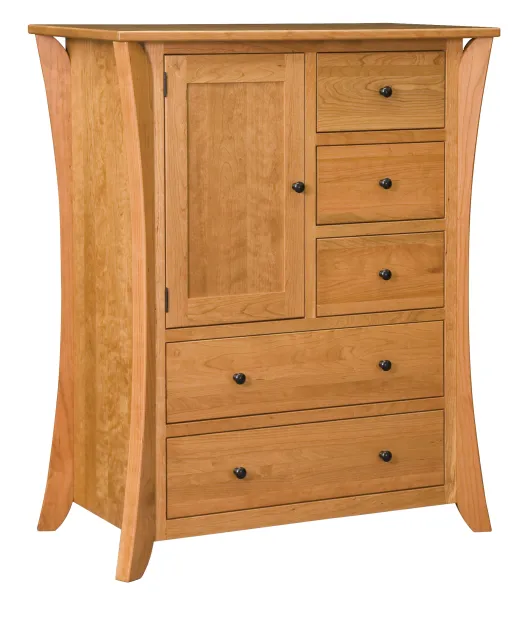 Caledonia 1 Door 5 Drawer Chest
