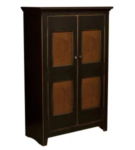 Vintage Jelly Cupboard with Tin Doors