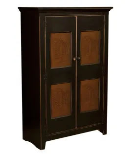 Vintage Jelly Cupboard with Tin Doors