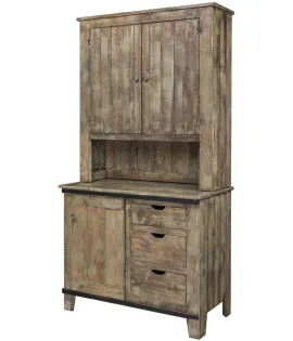 Gold Mine Eagle River Hutch with 2 Adjustable Shelves