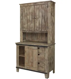 Gold Mine Eagle River Hutch with 2 Adjustable Shelves