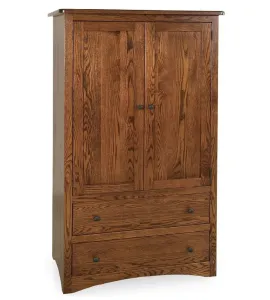 CF Hudson 2 Drawer 2 Door Armoire