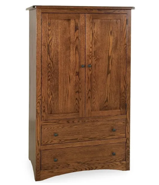 CF Hudson 2 Drawer 2 Door Armoire