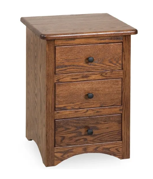 CF Hudson 3 Drawer Nightstand