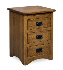 CF Hudson 3 Drawer Nightstand