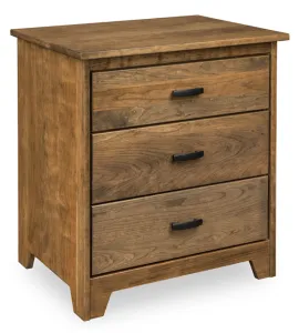 Somerset 3 Drawer Nightstand