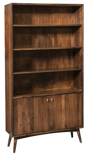 Century 72" Bookcase with Doors