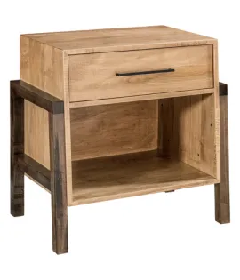 Lavale 1 Drawer Nightstand - Open Bottom