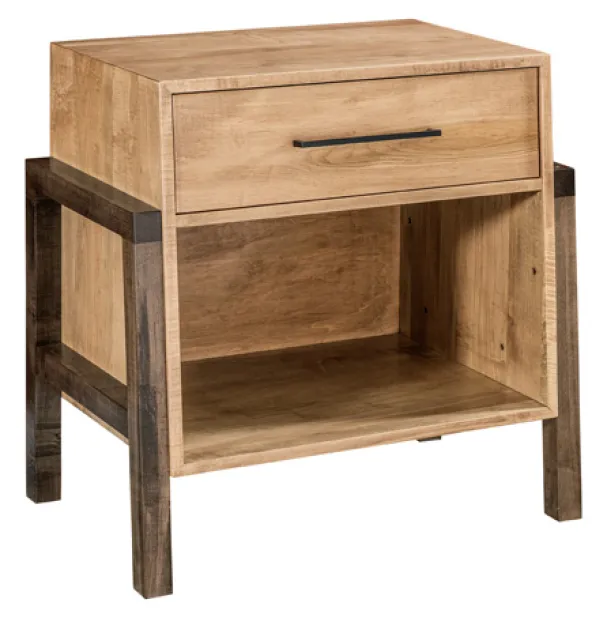 Lavale 1 Drawer Nightstand - Open Bottom
