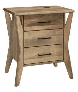 West Newton 3 Drawer Nightstand - QUICK SHIP
