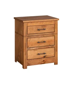 Signature 3 Drawer Nightstand with Locking Slideout Top