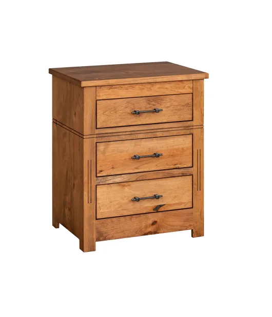Signature 3 Drawer Nightstand with Locking Slideout Top