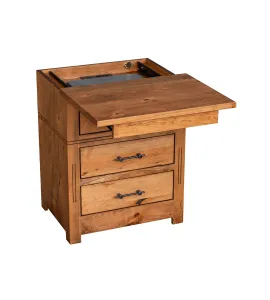 Signature 3 Drawer Nightstand with Locking Slideout Top