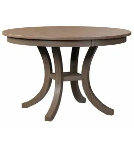 Carlisle Single Pedestal Dining Table with ¼" Round Edge