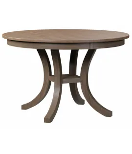 Carlisle Single Pedestal Dining Table with ¼&quot; Round Edge