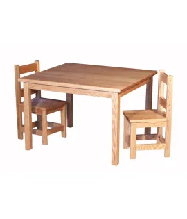 Kid's Rectangle Table &amp; Small Square Chair Sets