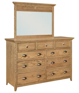 Cottage Tall 9 Drawer Dresser