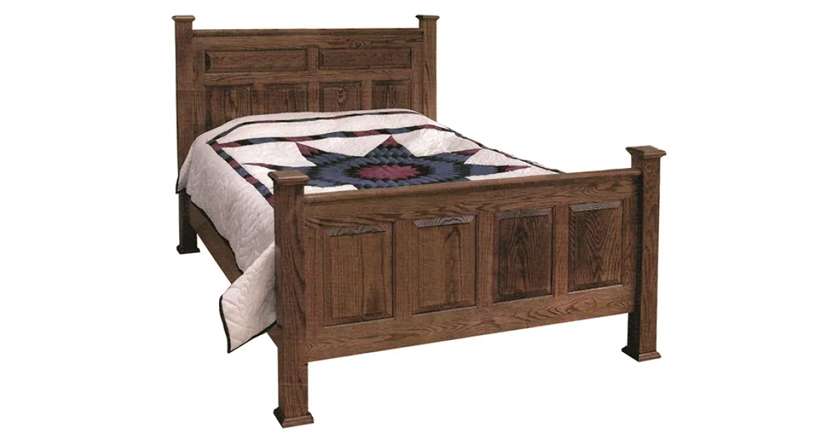 Country Panel Bed