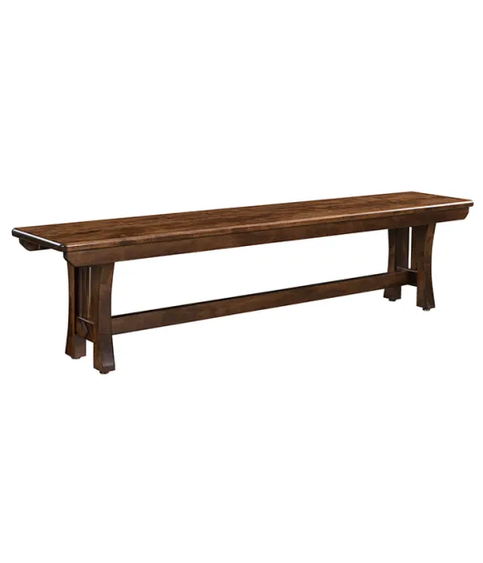 Curved Mission Bench