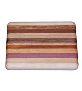 Small Exotic Mixed Wood Cutting Board