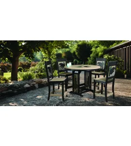 48" Artscapes Round Poly Dining Table