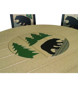 48" Artscapes Round Poly Dining Table