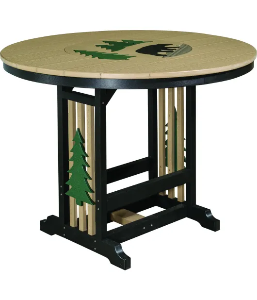 48" Artscapes Round Poly Dining Table