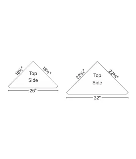 Traditional Corner Bookcase with Doors