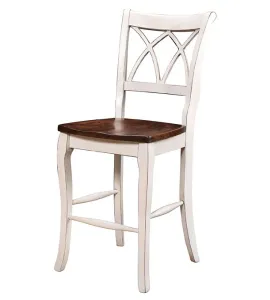 Double X Back Bar Stool