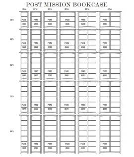 Post Mission Bookcase