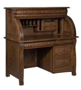 48" W Castlebury Rolltop Desk