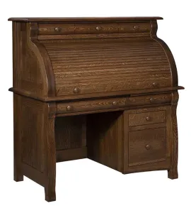 48" W Castlebury Rolltop Desk