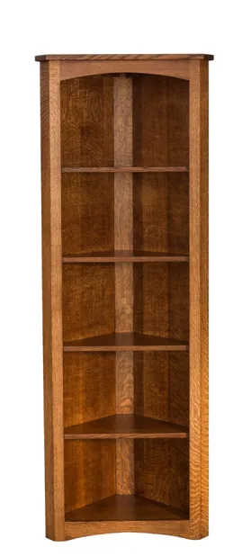 Mission Corner Bookcase - QUICK SHIP