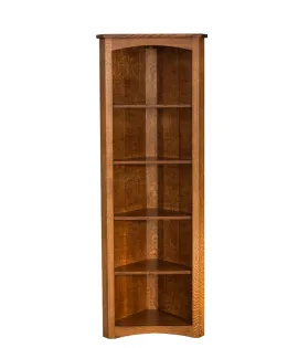 Mission Corner Bookcase - QUICK SHIP
