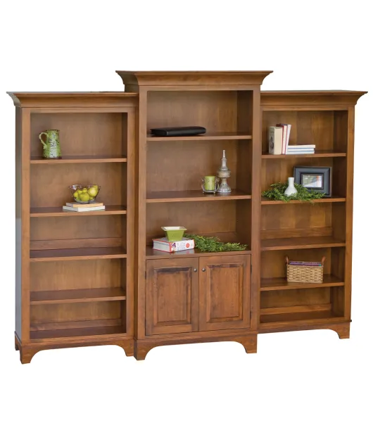 Finley 3 Piece Bookcase with Doors